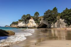 Badestrand mit exklusiver Kulisse