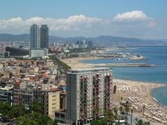 Badestrand von Barcelona