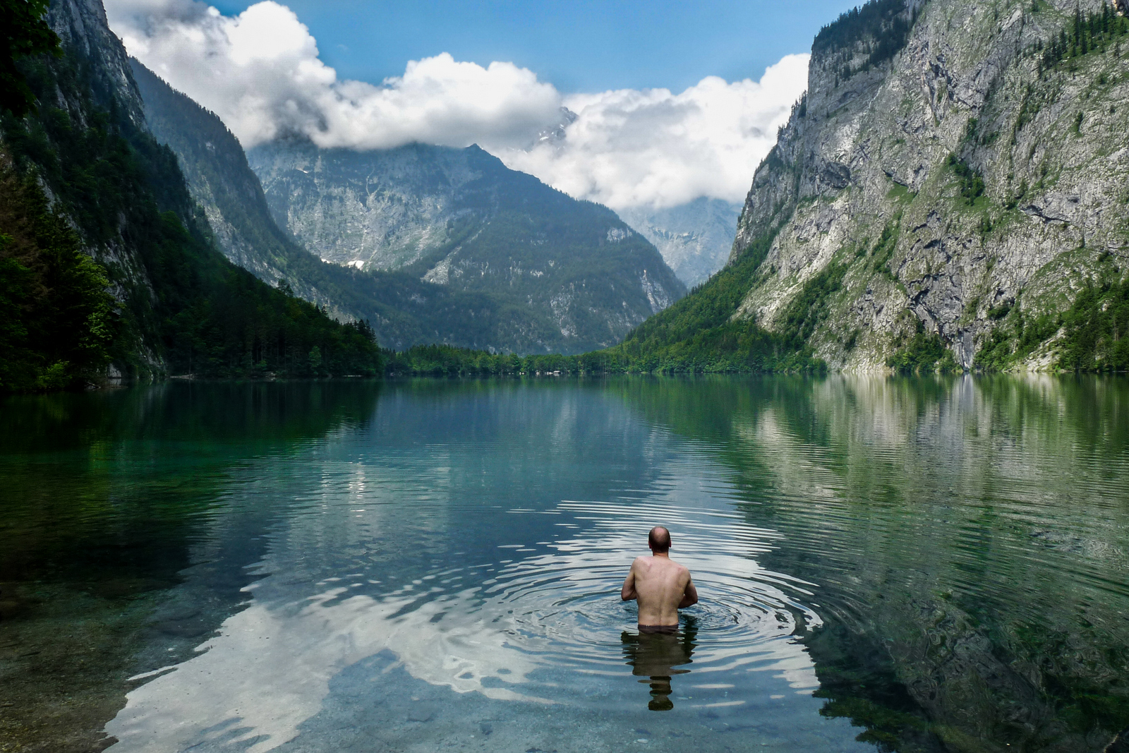 Badetag am Obersee