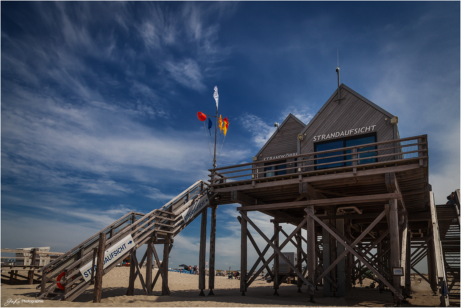 Badetag an der Nordsee