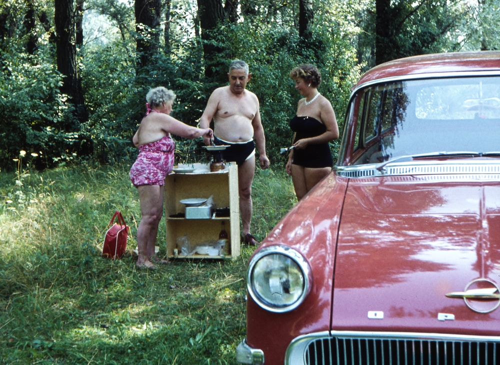 Badetag in der Au *  anno 1960