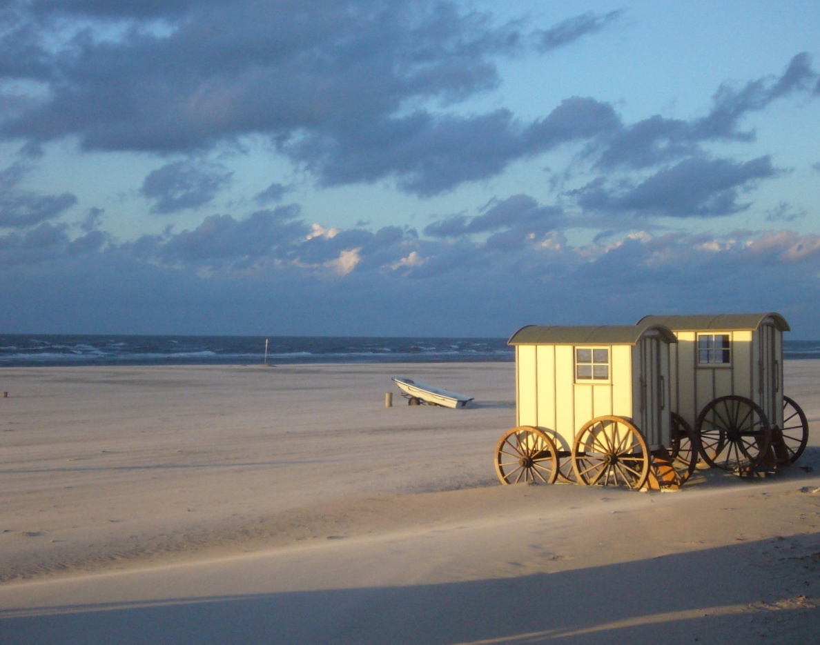 Badewagen auf Norderney...