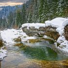 Badewanne der Berge. 