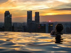 Badewanne im Himmel