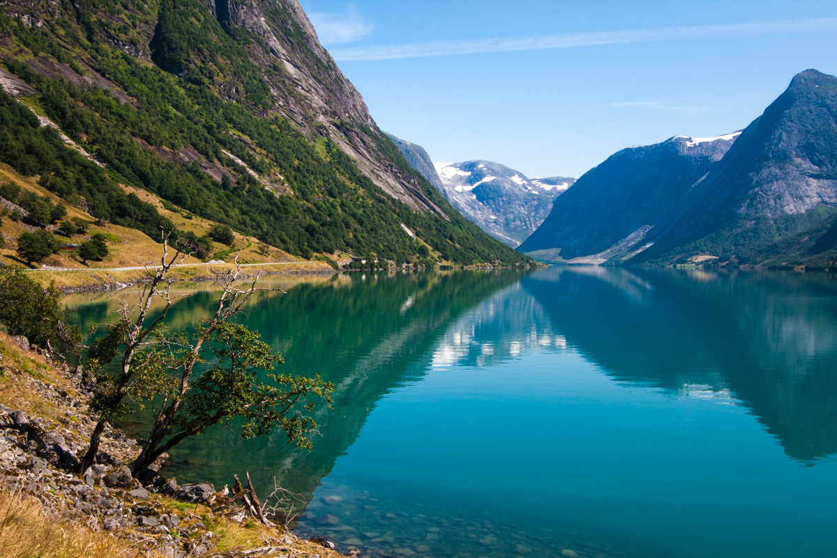 Badewetter in Norwegen