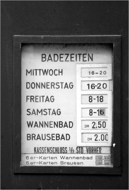 Badezeiten