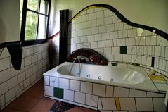 Badezimmer im Hundertwasserhaus Gruga Essen