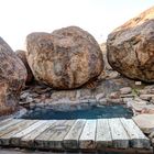 Badezimmer im Mowani Mountain Camp