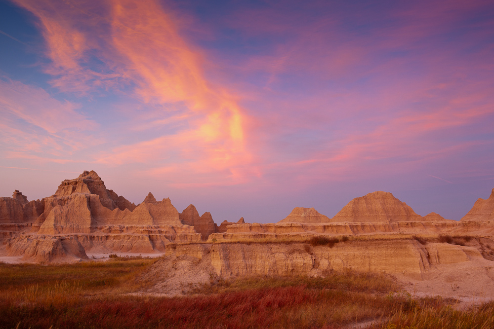 Badlands after Sunset