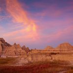 Badlands after Sunset