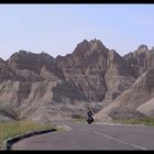 Badlands (South Dakota) und die Harley