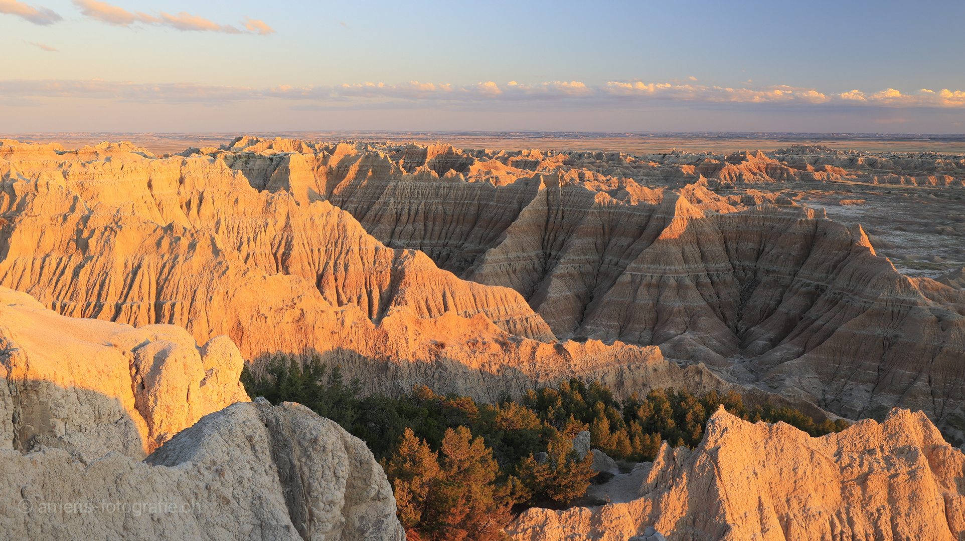 Badlands Sunset