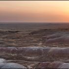 badlands sunset