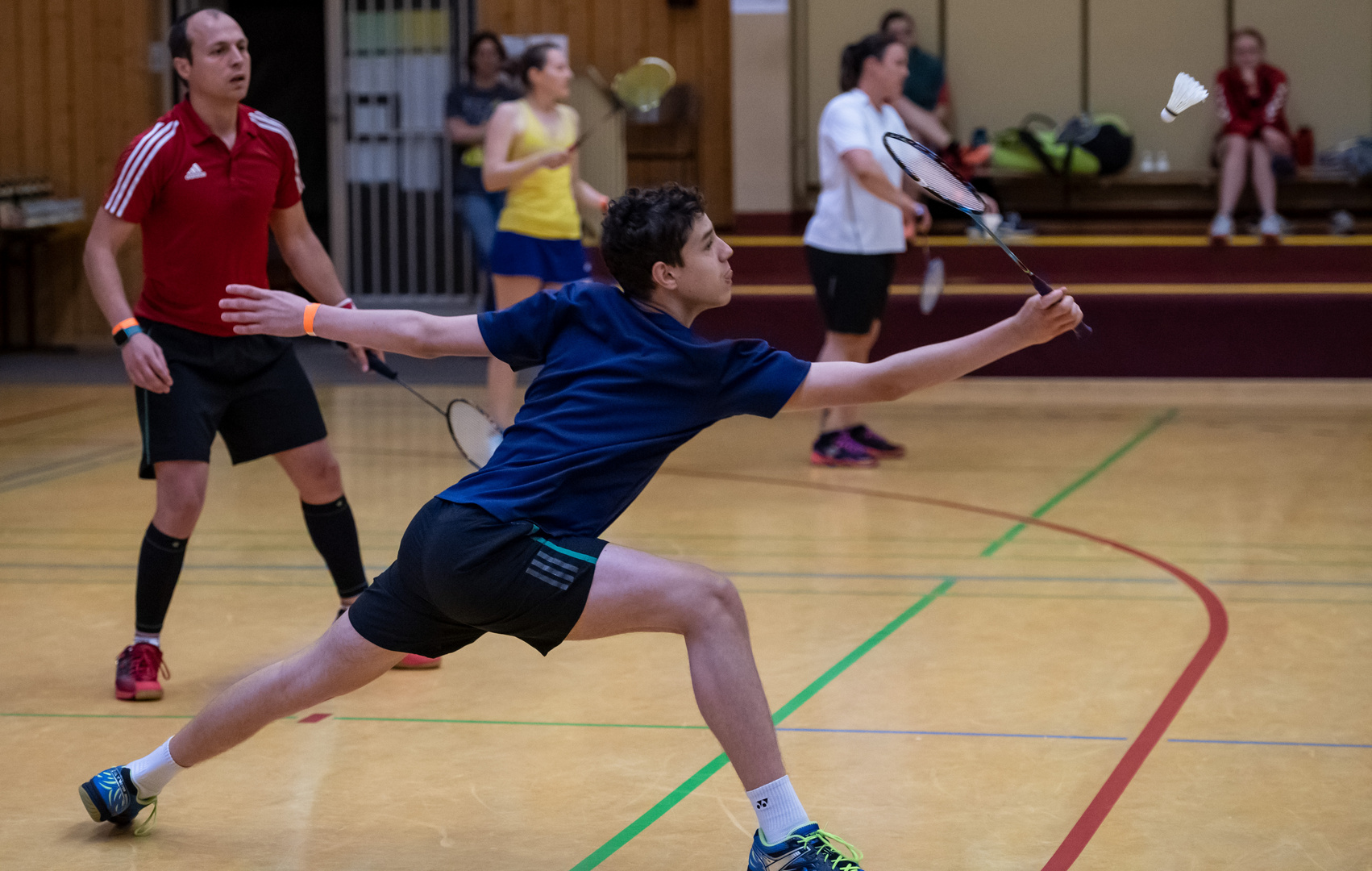 Badminton in Zirndorf beim Bibertpokal 2021