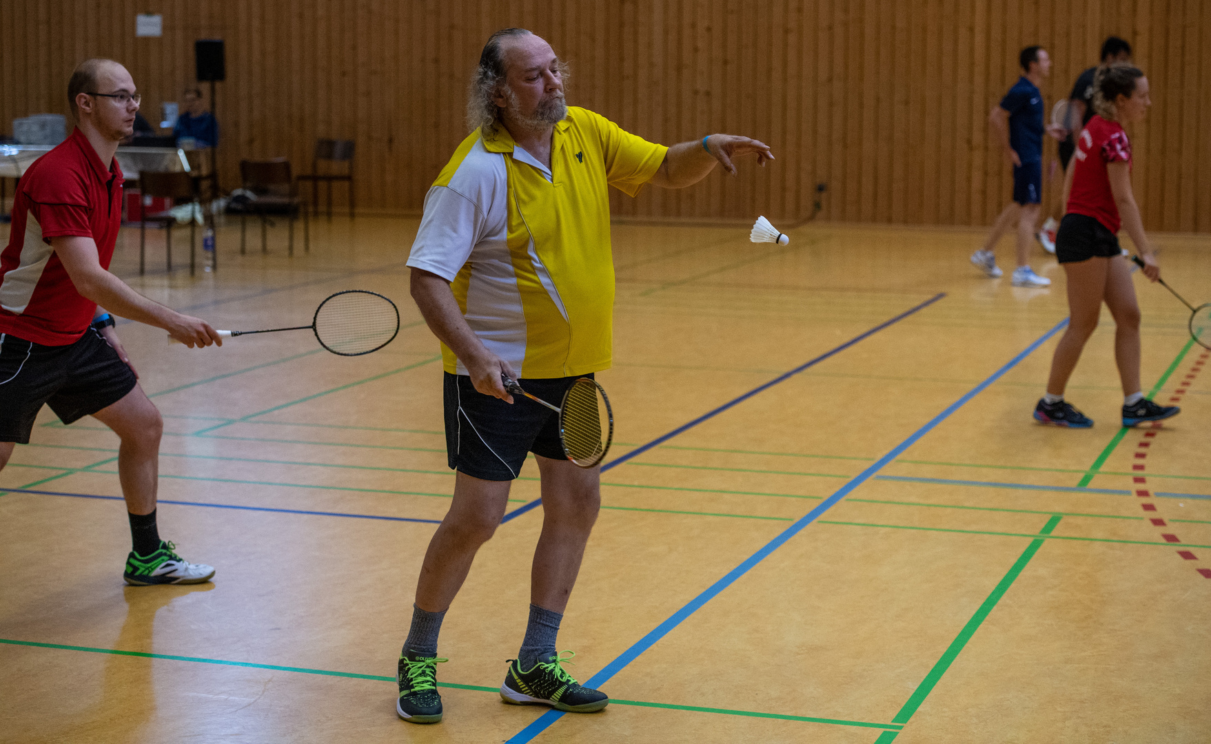 Badminton in Zirndorf beim Bibertpokal 2021