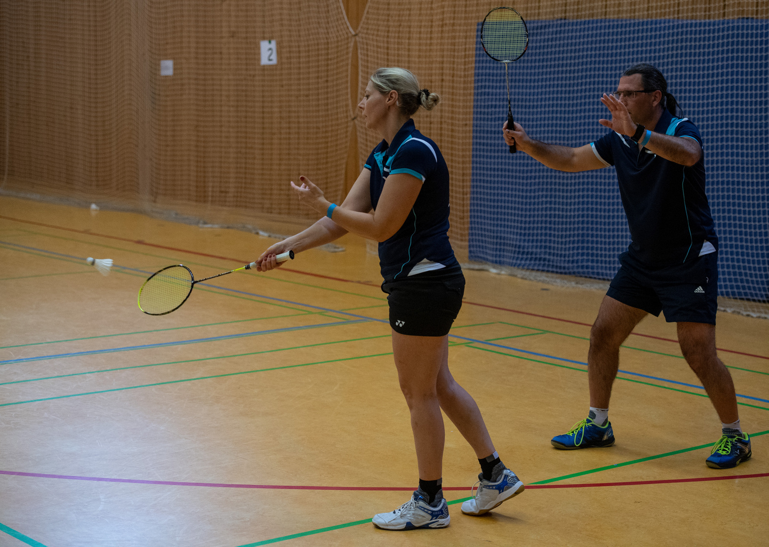 Badminton in Zirndorf beim Bibertpokal 2021