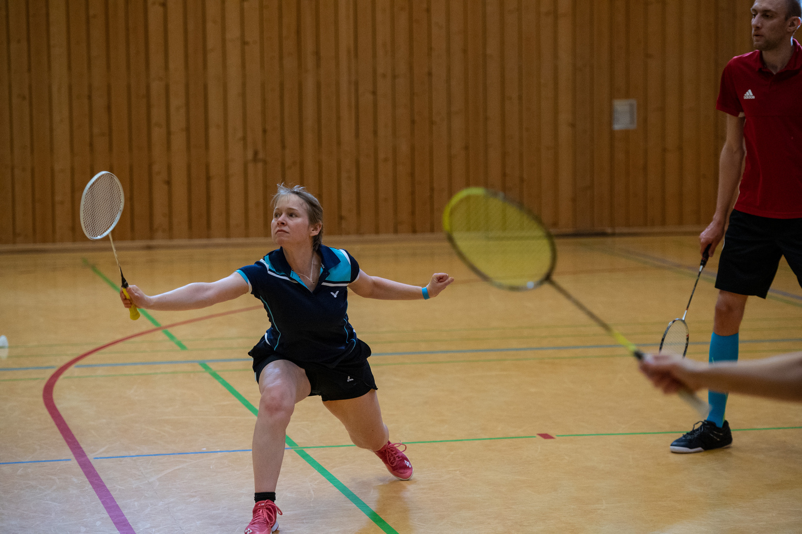 Badminton in Zirndorf beim Bibertpokal 2021