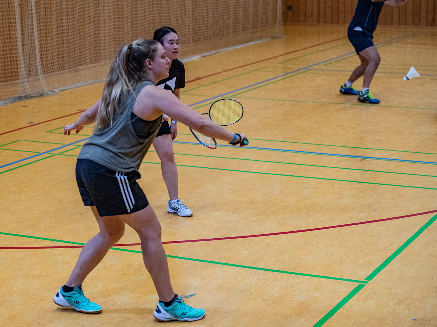 Badminton in Zirndorf beim Bibertpokal 2021