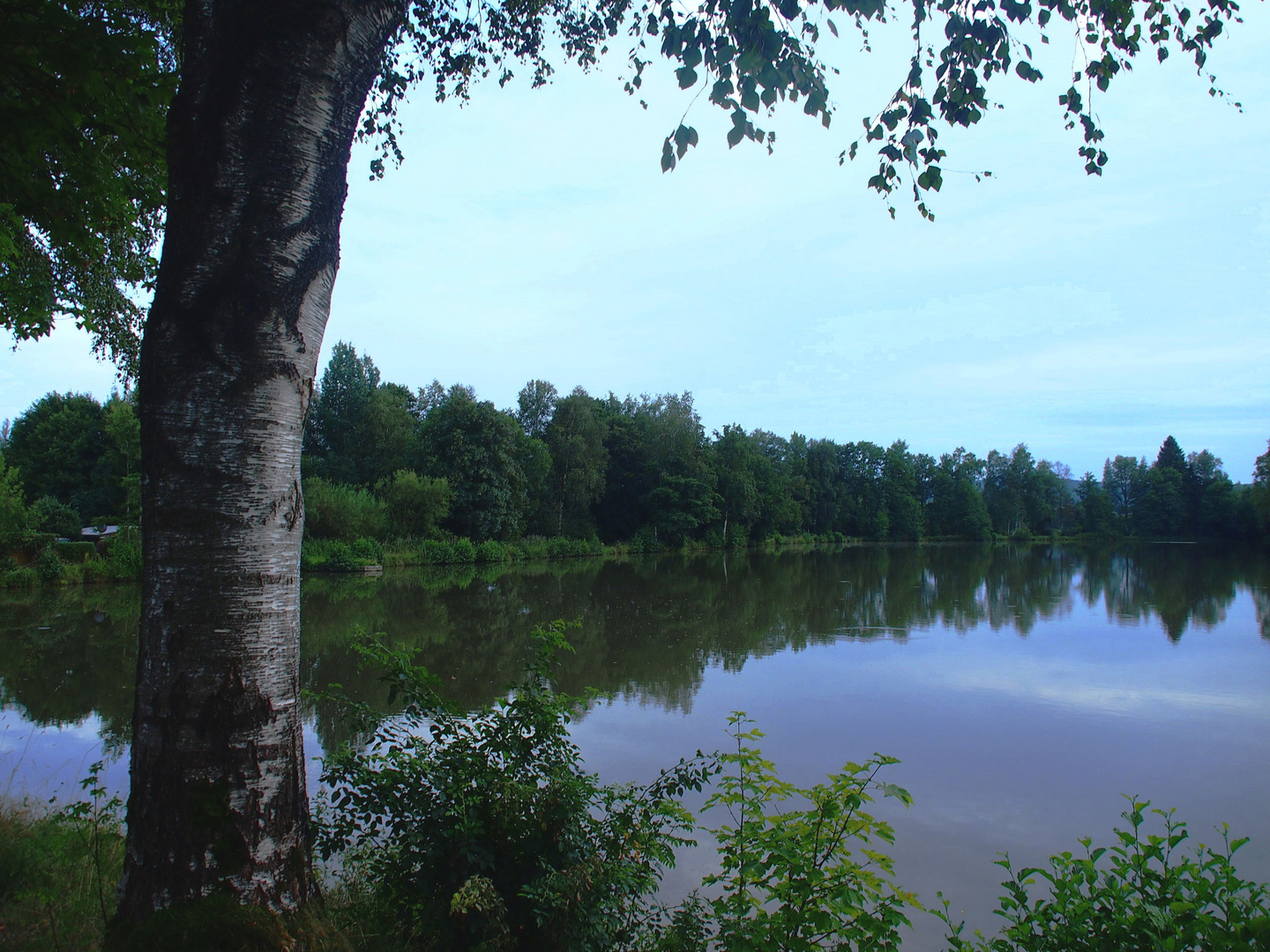 Badweiher am Campingplatz