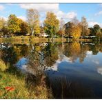 Badweiher mit Spiegelung