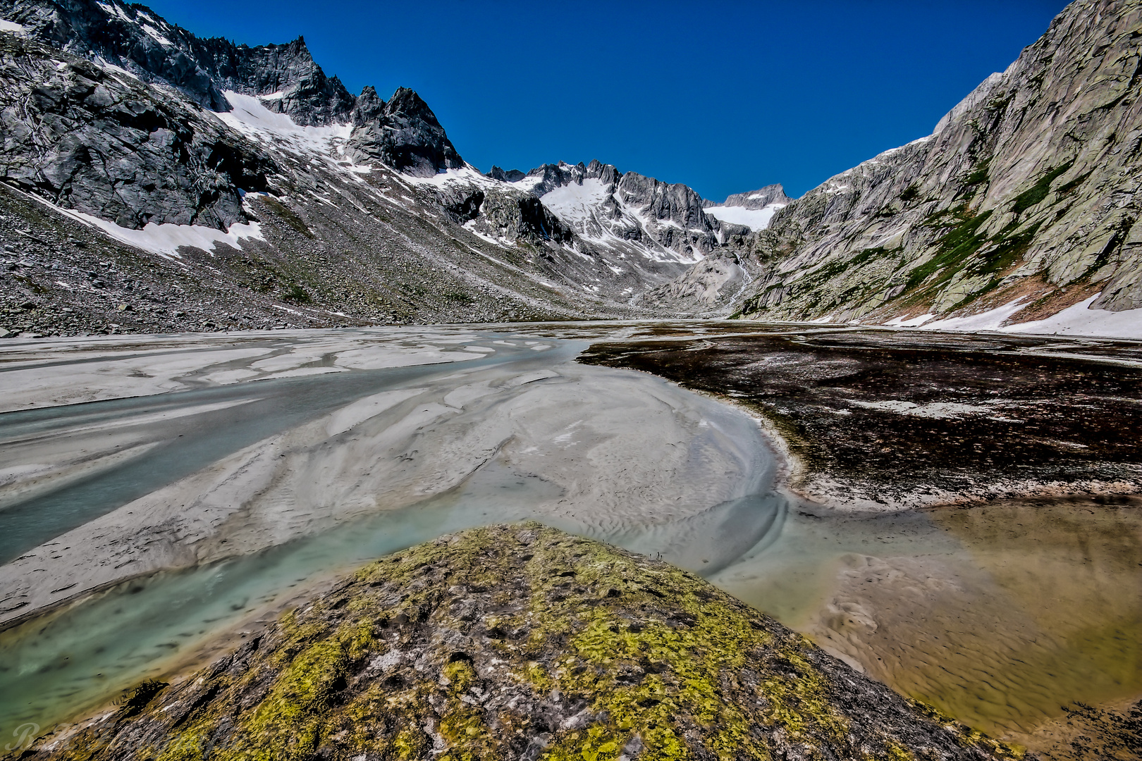 Bächlisboden mit Blick auf den Diamantstock