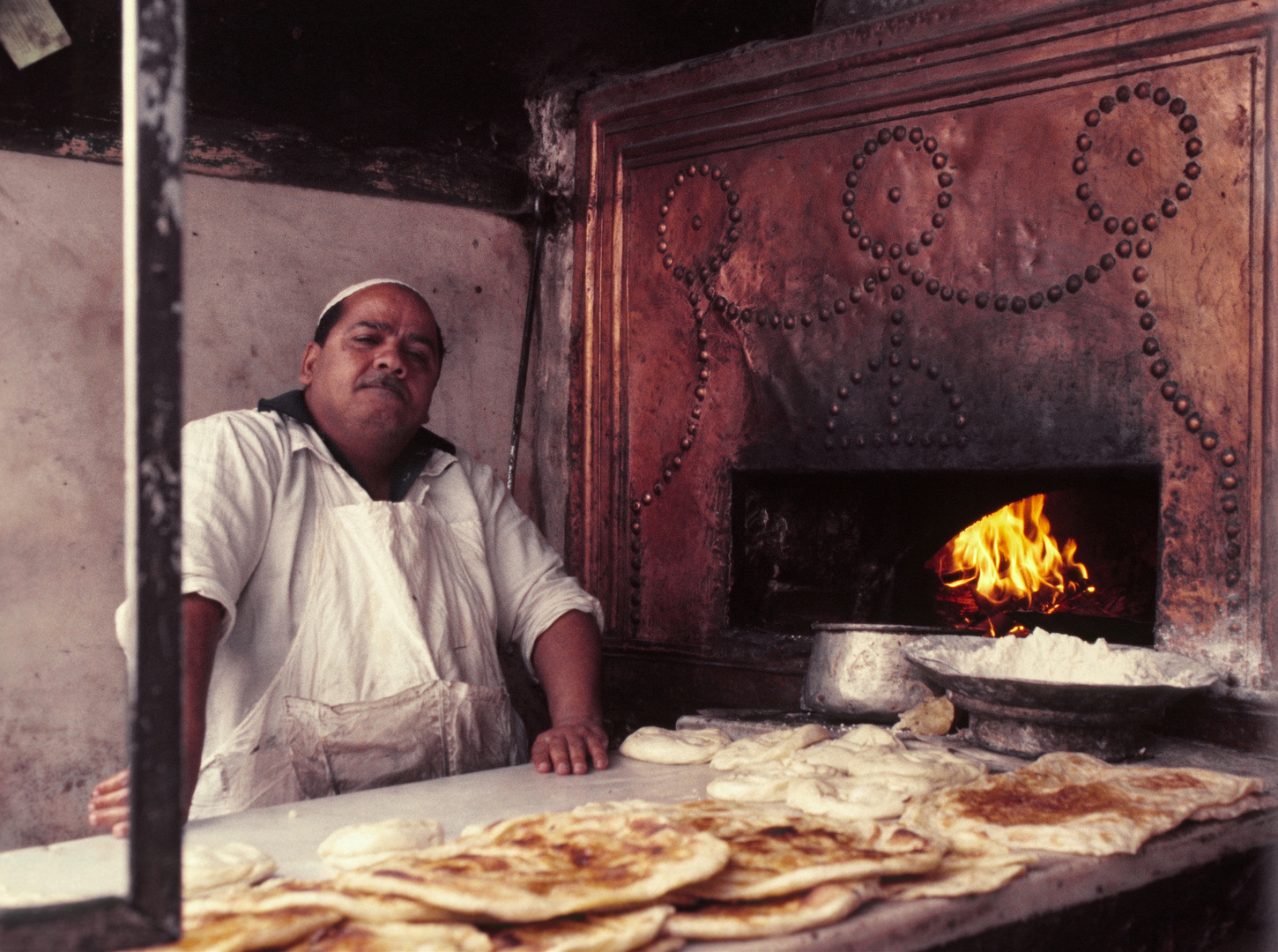 Bäcker im Bazar 1984