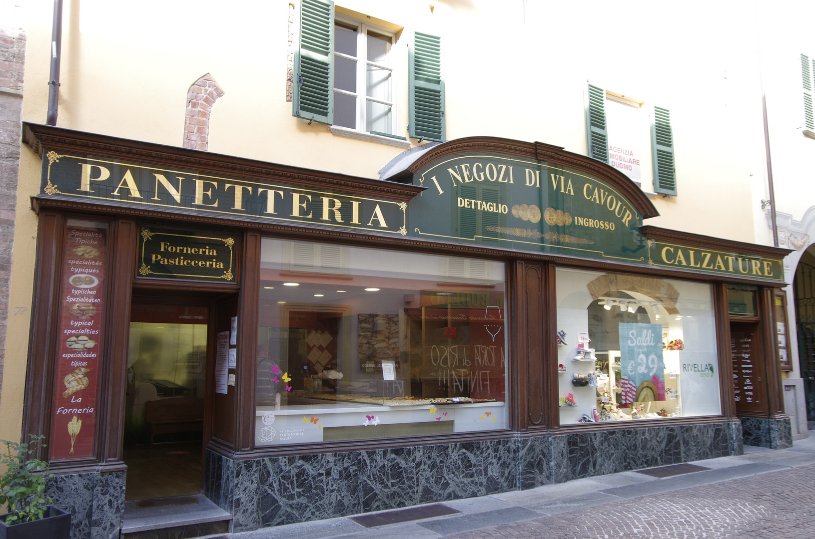 Bäckerei in Alba Piemont