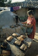Bäckerin, El Salvador 1987