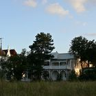 Bäderarchitektur in der Abendsonne