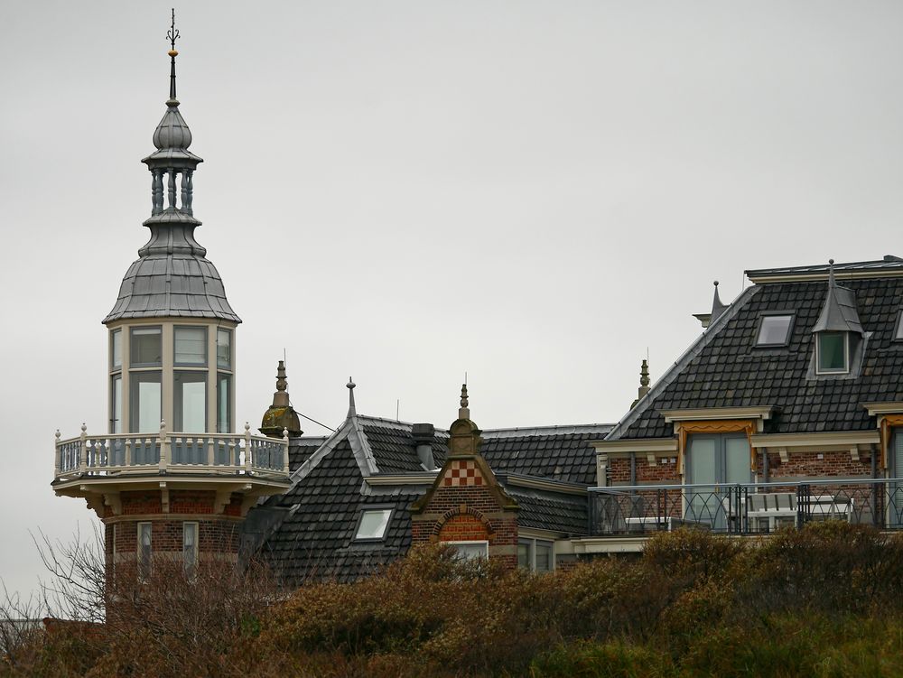 Bäderarchitektur in Domburg, Zeeland (NL) an der Nordseeküste