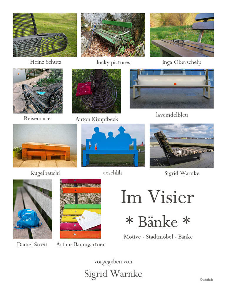 *Bänke* Collage von aeschlih