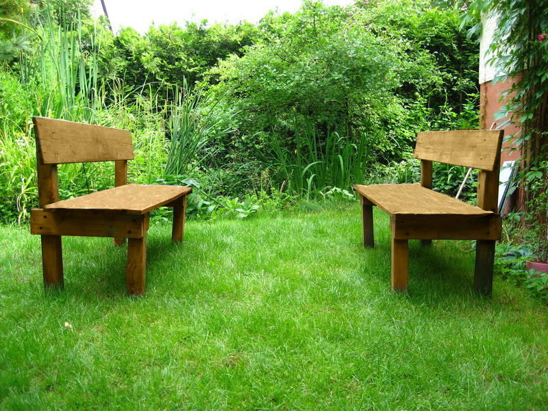 Bänke im Garten Foto & Bild landschaft, bänke in der landschaft