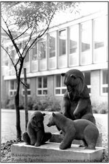 Bärengruppe vor dem Johann-Gottfried-Herder-Gymnasium