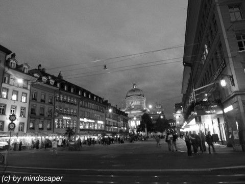 Bärenplatz with Bundeshaus, Bern