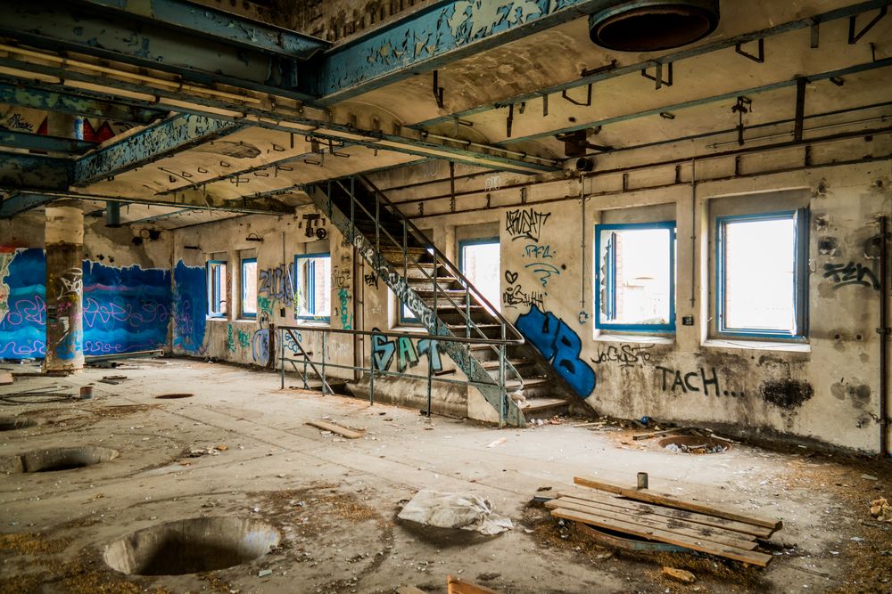 Bärenquell Brauerei Berlin - Blaue Treppe