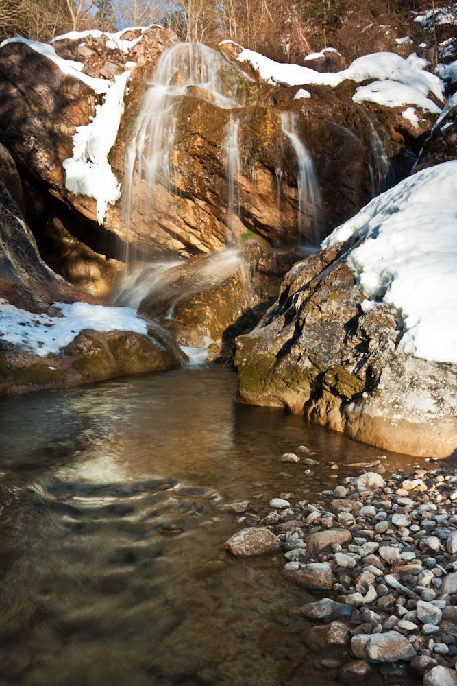 Bärenschützklamm mit Schnee