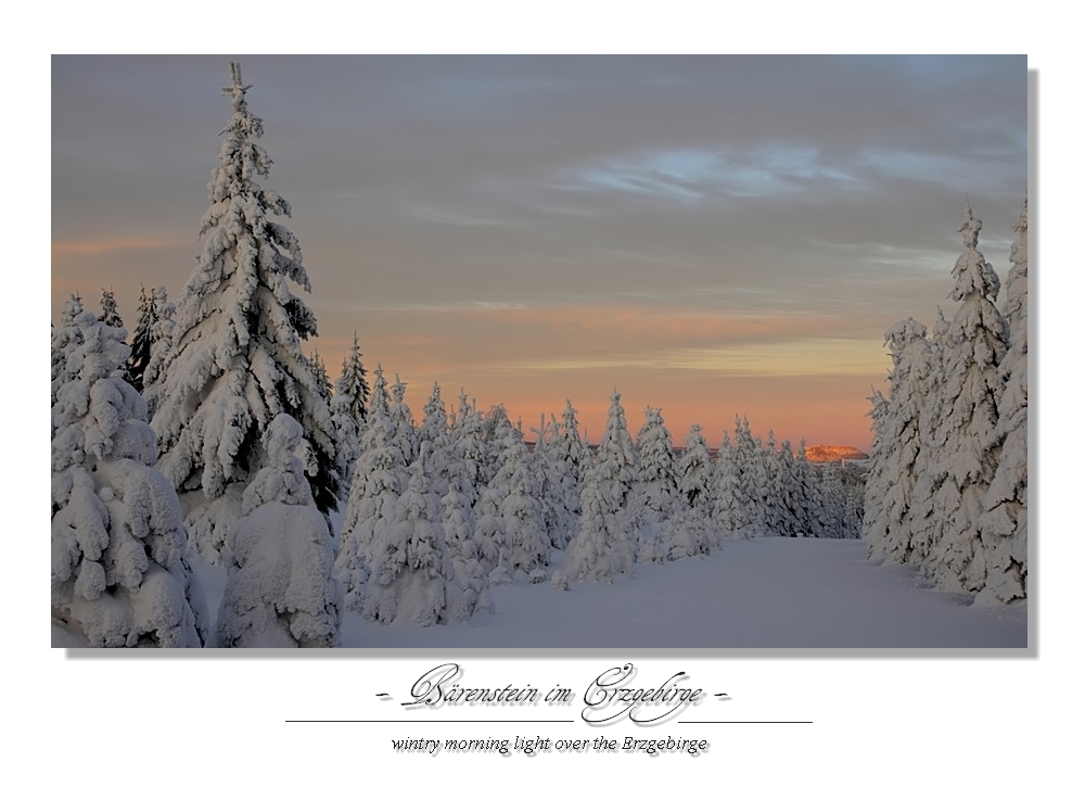 Bärenstein bei Sonnenaufgang