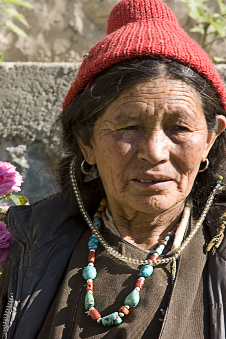 Bäuerin aus Ladakh