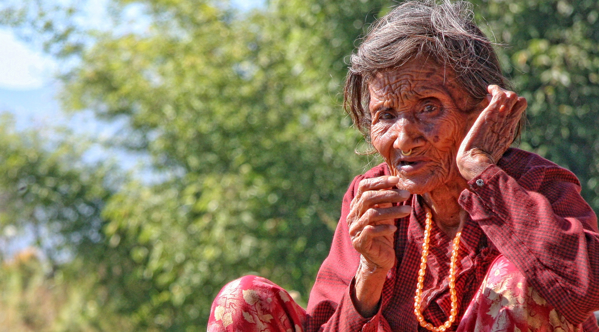 Bäuerin aus Nepal