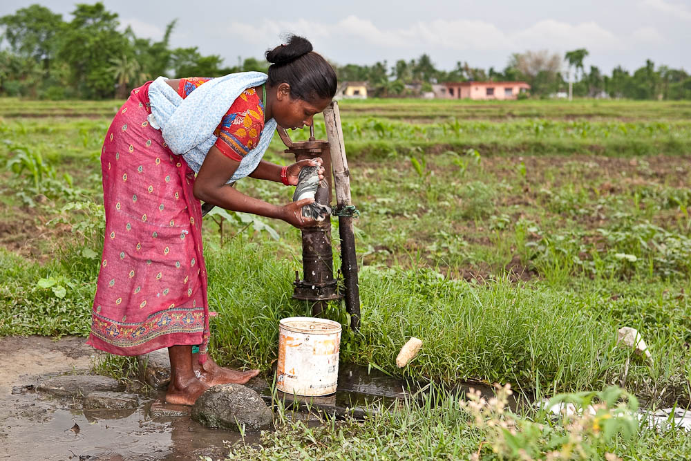 Bäuerin im Terai, Nepal