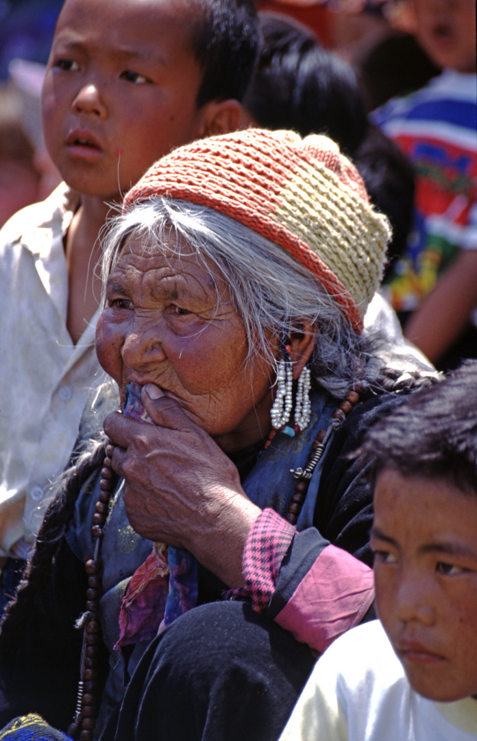 Bäuerin in Ladakh 1995