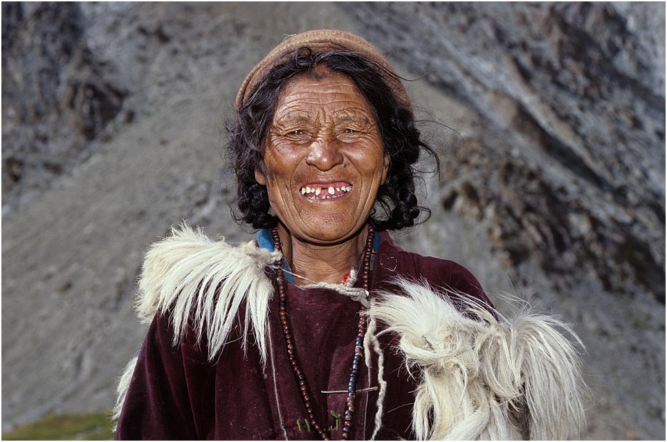 Bäuerin in Zanskar