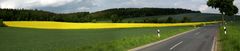 Bäuerliche Landschaft in Südniedersachsen.