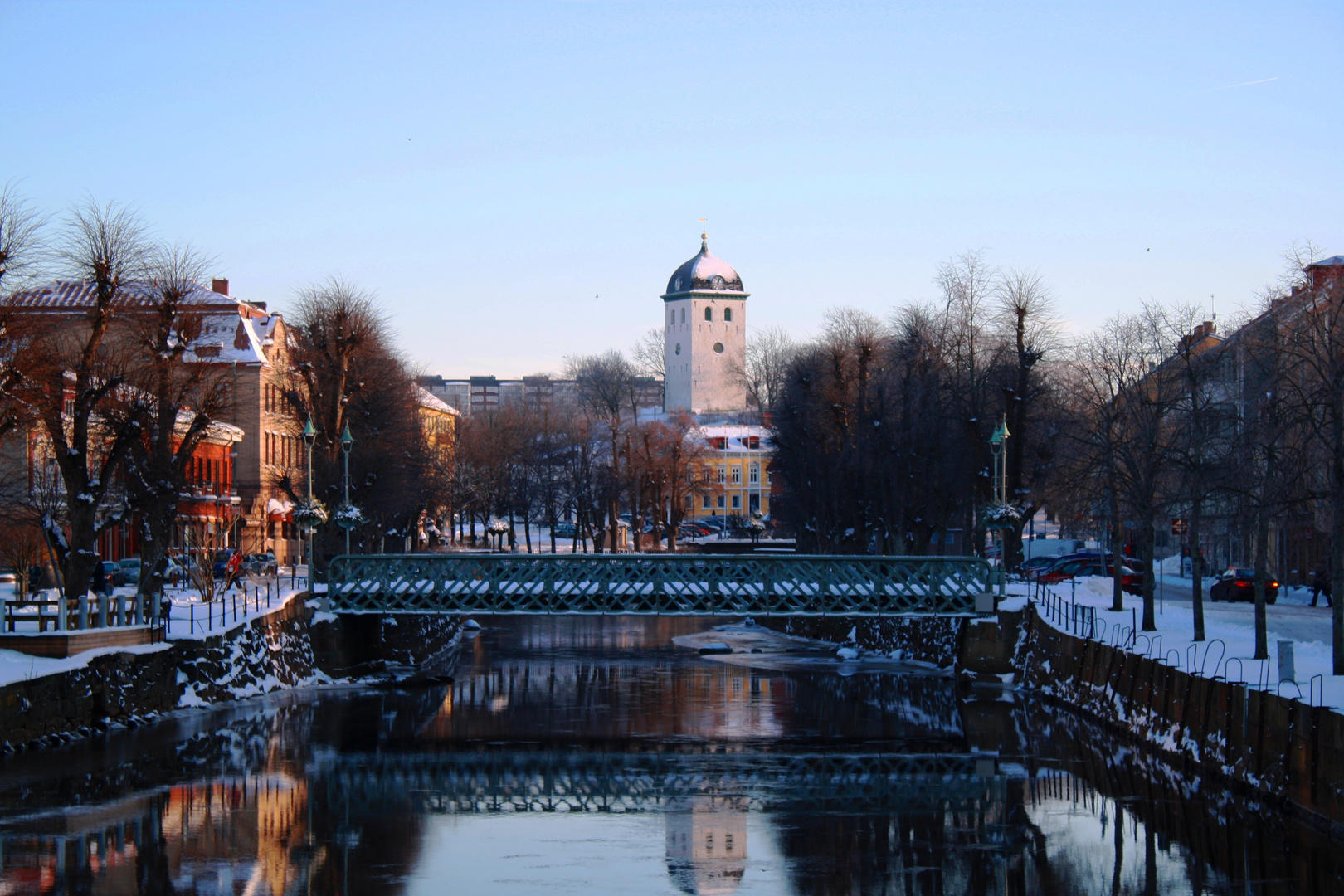 Bäveån, ein Flüsschen, das durch Uddevalla fliesst. Schweden