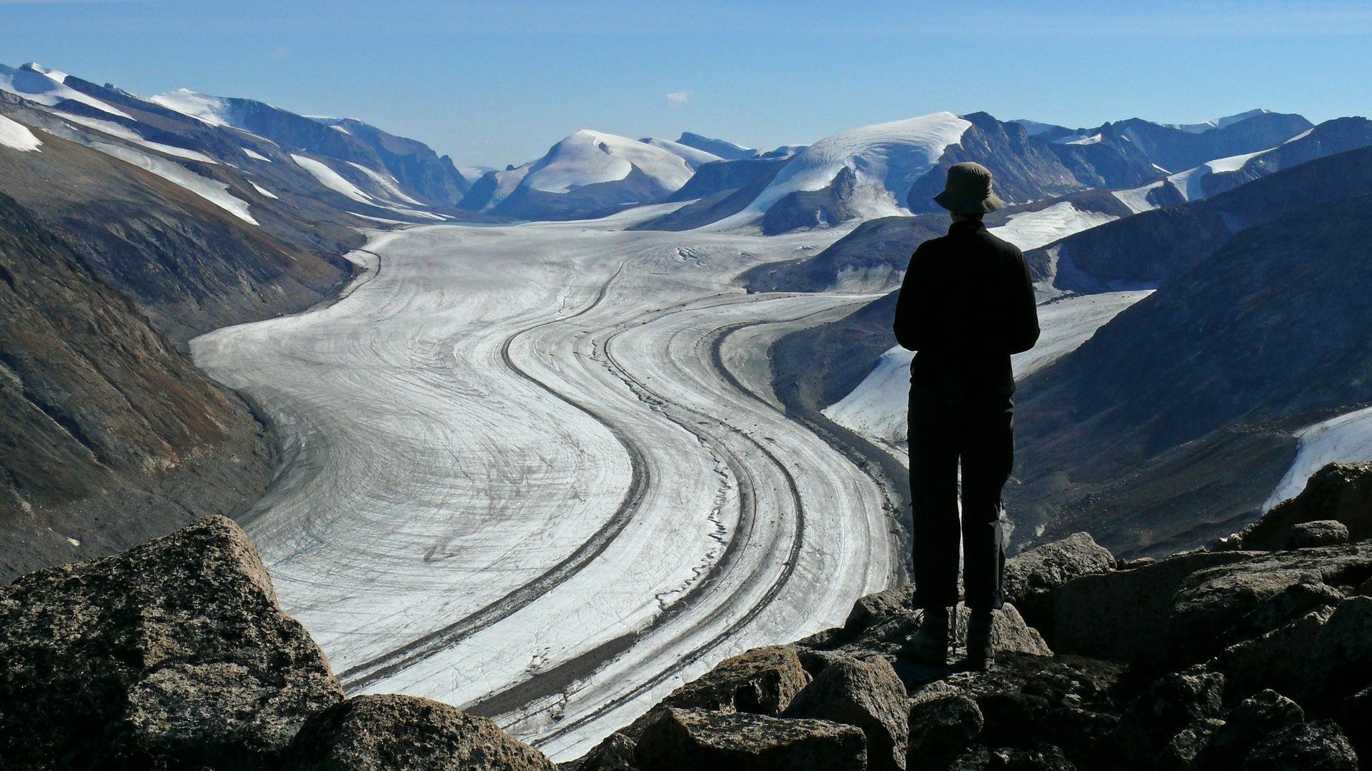 Baffin Island Blick vom Mt. Battle