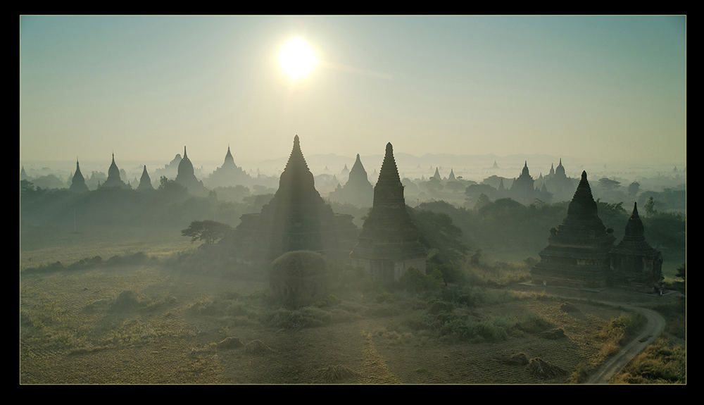 Bagan after sunrise