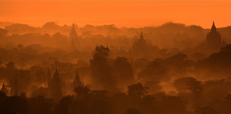 Bagan am Abend