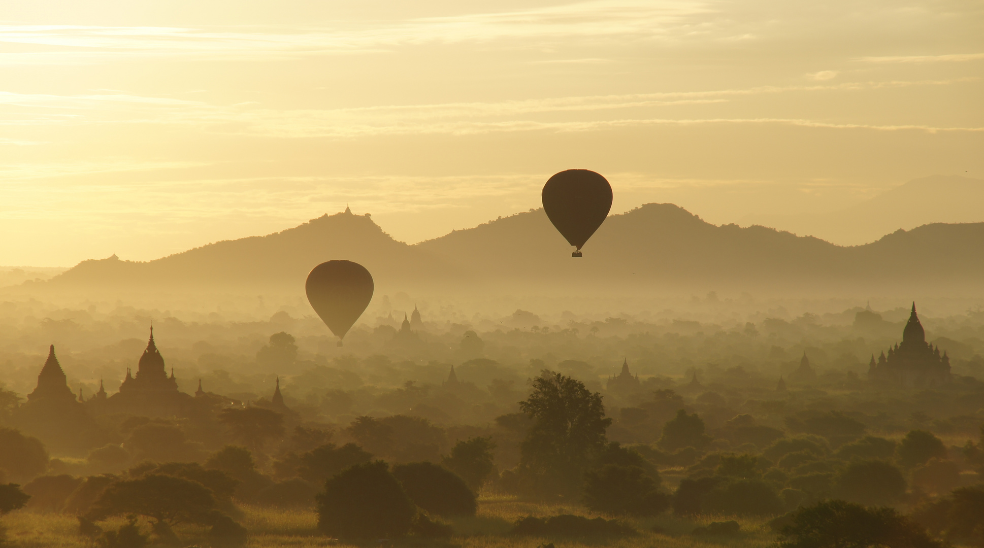 Bagan am Morgen