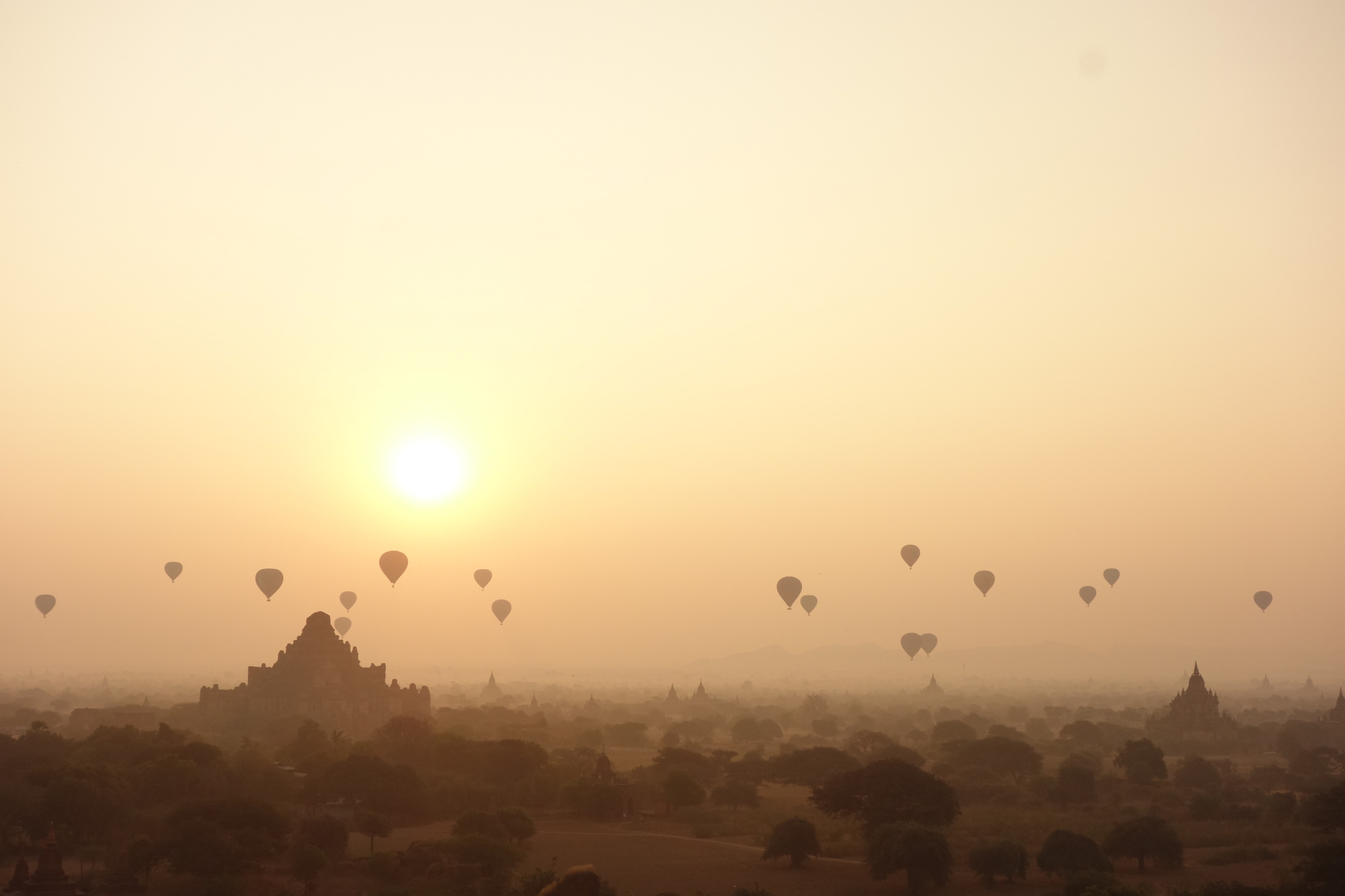 Bagan Heißluftballons