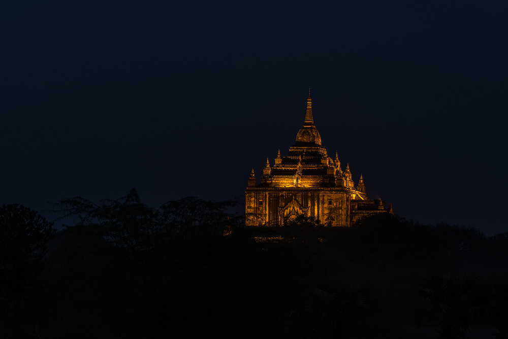 Bagan Pagoden Abendstimmung